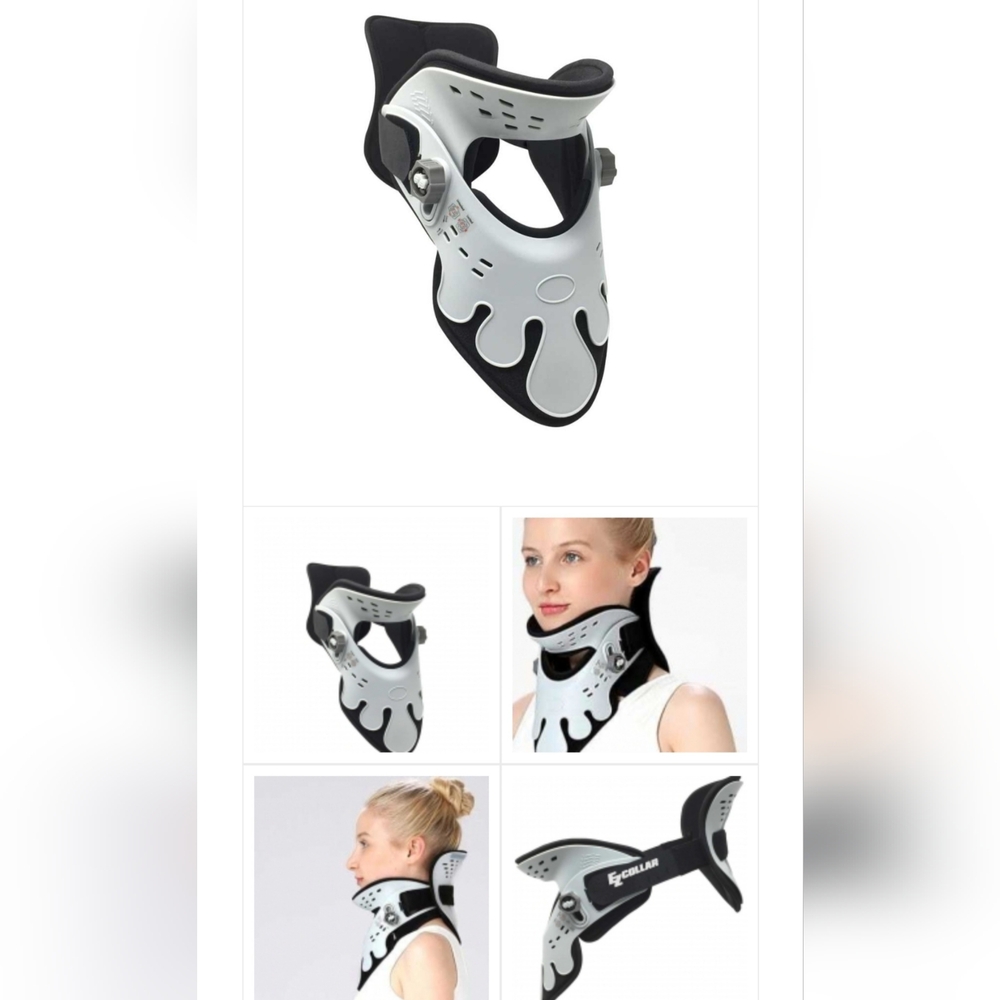 Rigid Cervical Collar EZ Collar 80 Preformed Adult One Size Fits Most Two-Piece